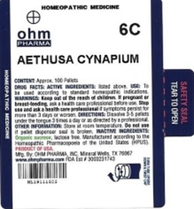Md Tube Label (Aethusa Cynapium   Md Tube Label)